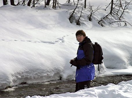 У горной речки. Национальный парк Gran Paradiso.
