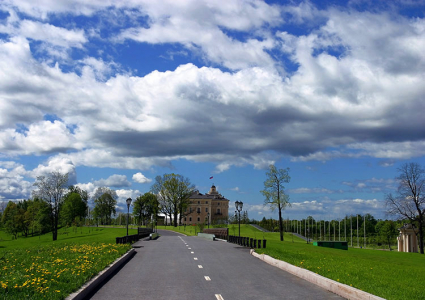 Константиновский дворец в Стрельне - загородная резиденция президента России.