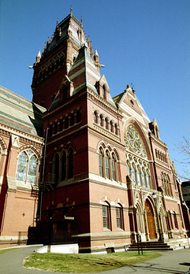 Memorial Hall и Ruskin Gothic Building. Кембридж.