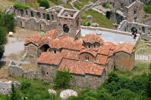 Византийская церковь Afentiko (Panagia Odigitria) с 8-угольными куполами без крестов. Начало 14-го века.