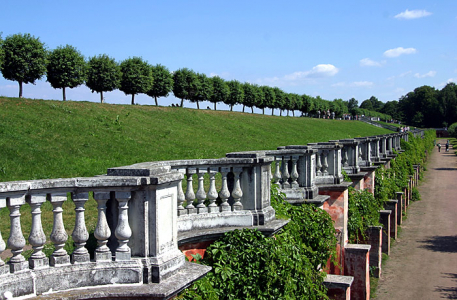 Параллельные ряды. Берег Финского залива.