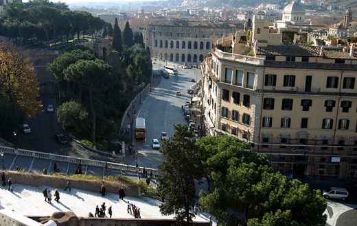 Вид с террасы дворца Виктора Эммануэля.