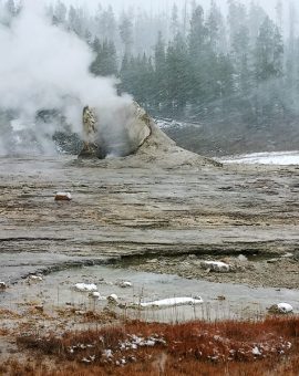 Гейзер "Гигант" (Giant geyser).