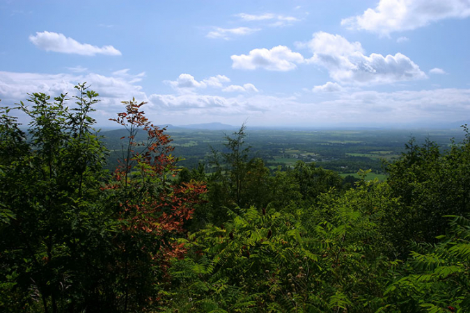 По пути на вершину горы Mt. Philo. Mt. Philo State Park.