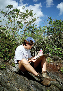 Привал. Тропа Alum Cave Bluffs Trail.