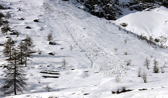 Мини-лавина.