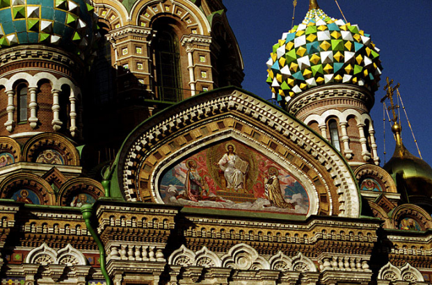 Спас-на-крови. Мозаики созданы по рисункам Васнецова, Врубеля, Рябушкина, Нестерова.