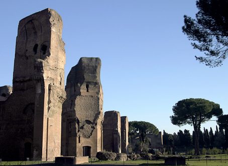 Руины бань Каракала. (Baths of Caracalla).