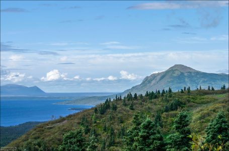Вид с горы Dumpling Mountain на Iliuk Arm.
