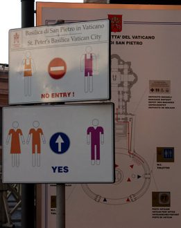 Правила посещения собора Св. Петра.