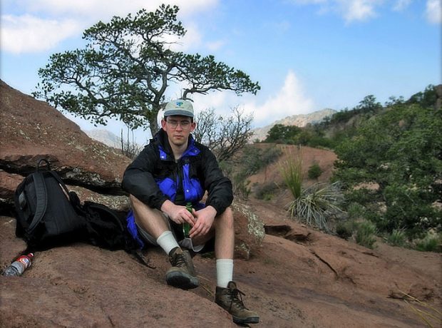 Верхняя точка тропы Lost mine trail (2300 метров).