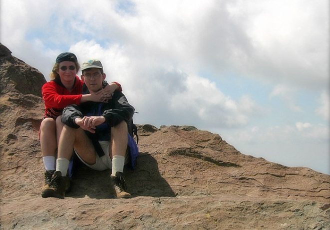 Верхняя точка тропы Lost mine trail.