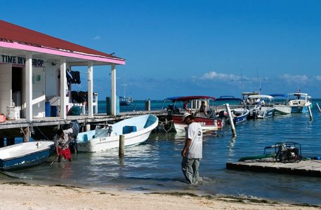 Очистка пляжной территории. Остров Амбергиз.