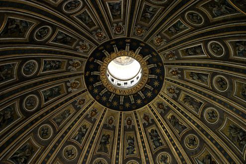 Купол собора Св. Петра. Дизайн - Микеланджело.
