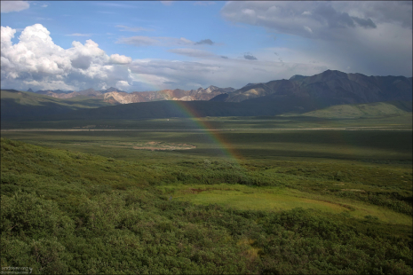 Радуга над тундрой.