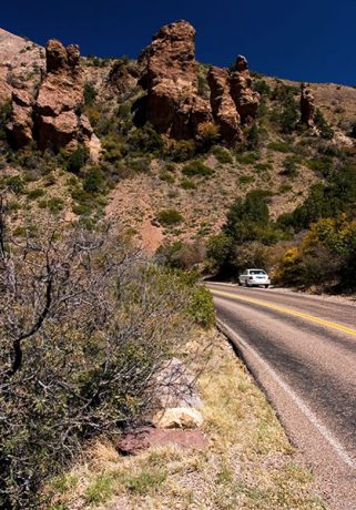 Дорога через ущелье Green Gulch.