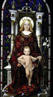 Витраж в Ватиканском музее.