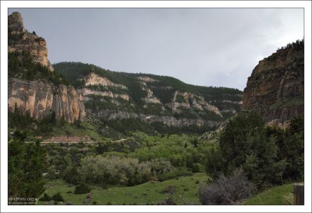 Живописное шоссе №16 в штате Вайоминг.