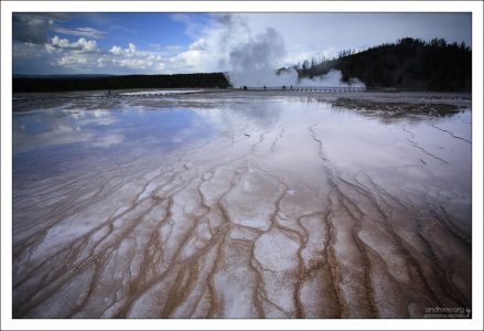 Многослойный пирог Midway Geyser Basin.