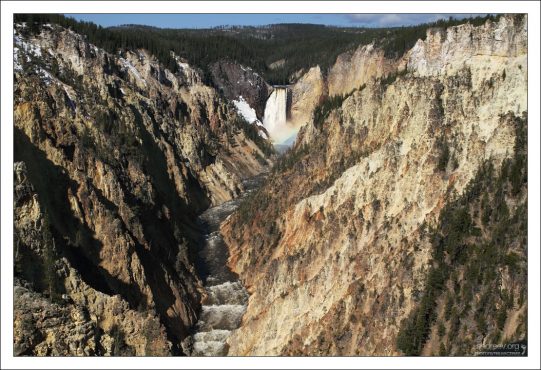 Большой каньон Йеллоустоуна - Grand Canyon of the Yellowstone.