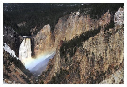 Большой каньон Йеллоустоуна составляет в длину примерно 39 км.