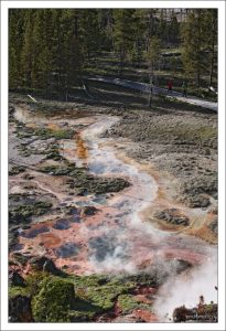 Разноцветная почва в местечке Artists’ Paintpots.