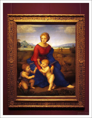 «Бельведерская мадонна» Рафаэля. Музей истории искусств.