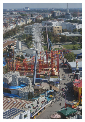 Пратер с высоты колеса Riesenrad.