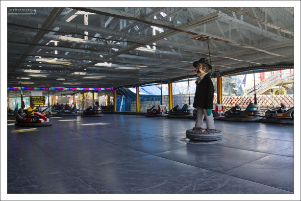 Автодром в парке Пратер.