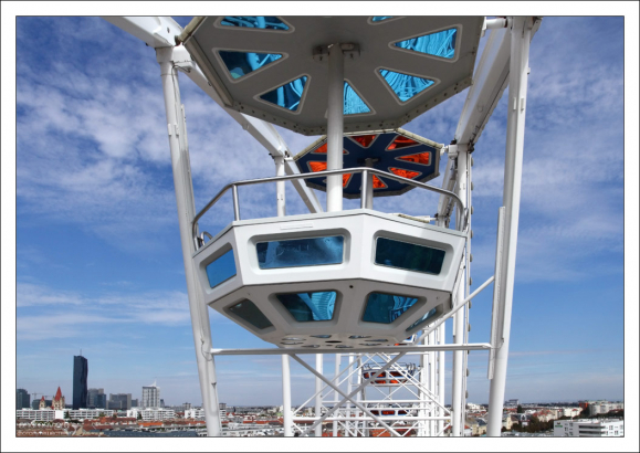 Открытые гондолы колеса Blumenrad.