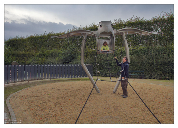 Отличная детская площадка в парке Шёнбрунн.