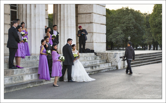 Свадьба в центре Вены.