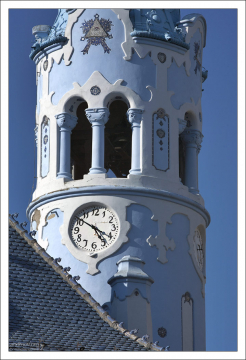 Шпиль-колокольня Голубой церкви.