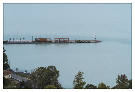 Причал на озере Балатон.