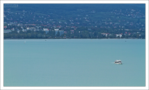 Самое узкое место Балатона.