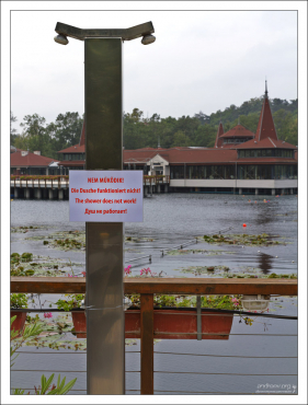 Русские туристы - частые гости в лечебнице Хевиз :)