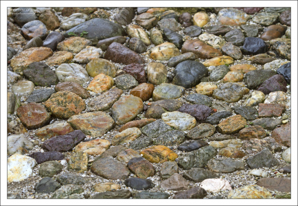 Булыжная мостовая в Птуйском замке.