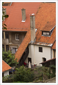 Дома вдоль Градской улицы.