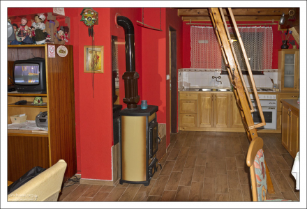 Гостиная в съемном доме "Bubeki".