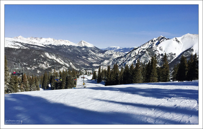 На курорте Copper Mountain 23 подъемника.