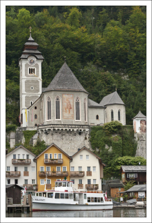 Католическая церковь Халльштатта (Katholische Pfarrkirche Hallstatt), 12-й век.