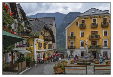 Центральная площадь Marktplatz с северной стороны.