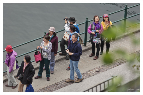 Паломничество китайских туристов в Халльштатт.