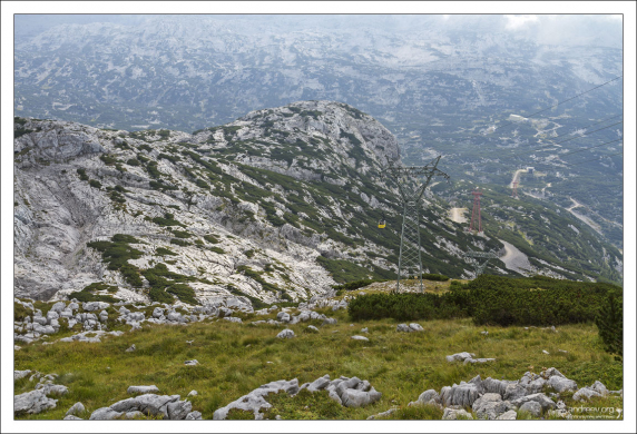 Горный массив Дахштайн имеет сложную форму.