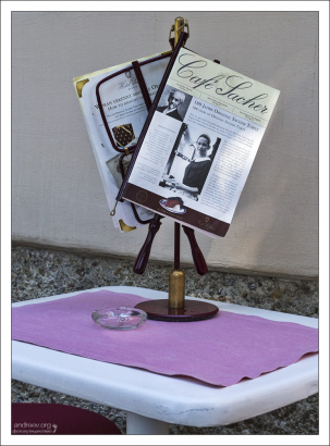 Меню в Cafe Sacher.