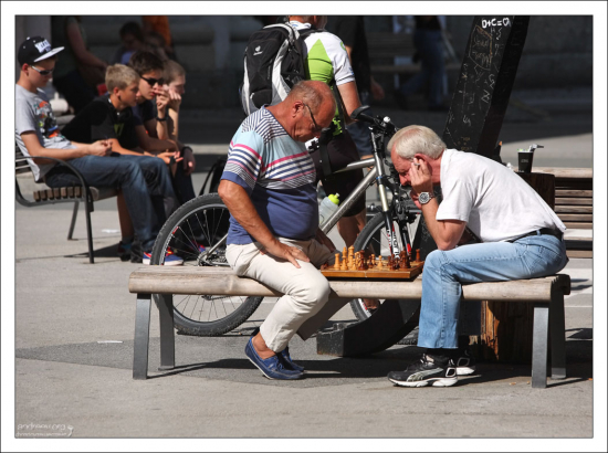 Партия в шахматы.