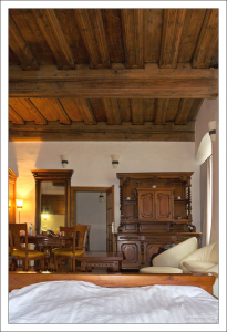 Наша комната в отеле "Residence Muzeum Vltavínů".