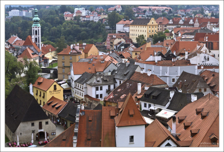 Крыши Крумлова.