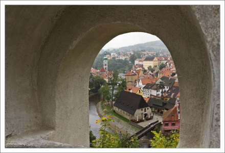 Мост, ведущий в Крумловский замок.