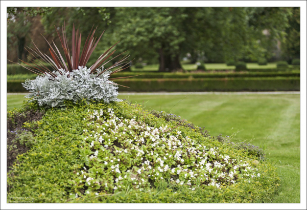 Английский парк вокруг замка Глубока.